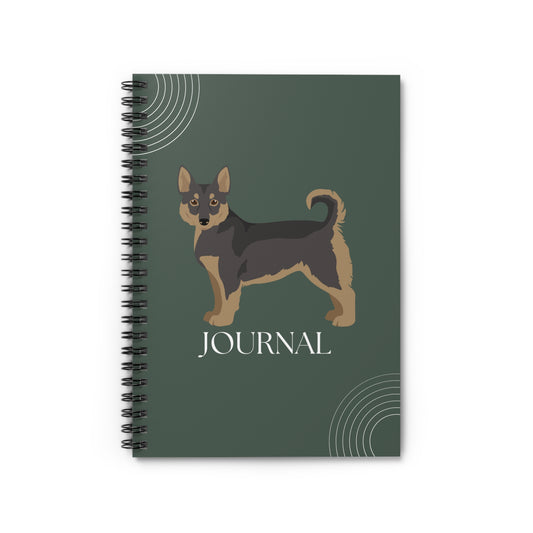 Swedish Vallhund College Ruled Spiral Notebook