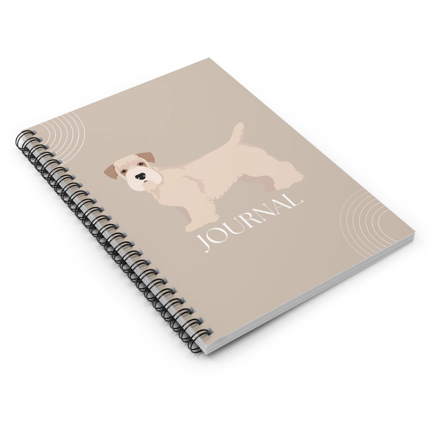 Sealyham Terrier College Ruled Spiral Notebook