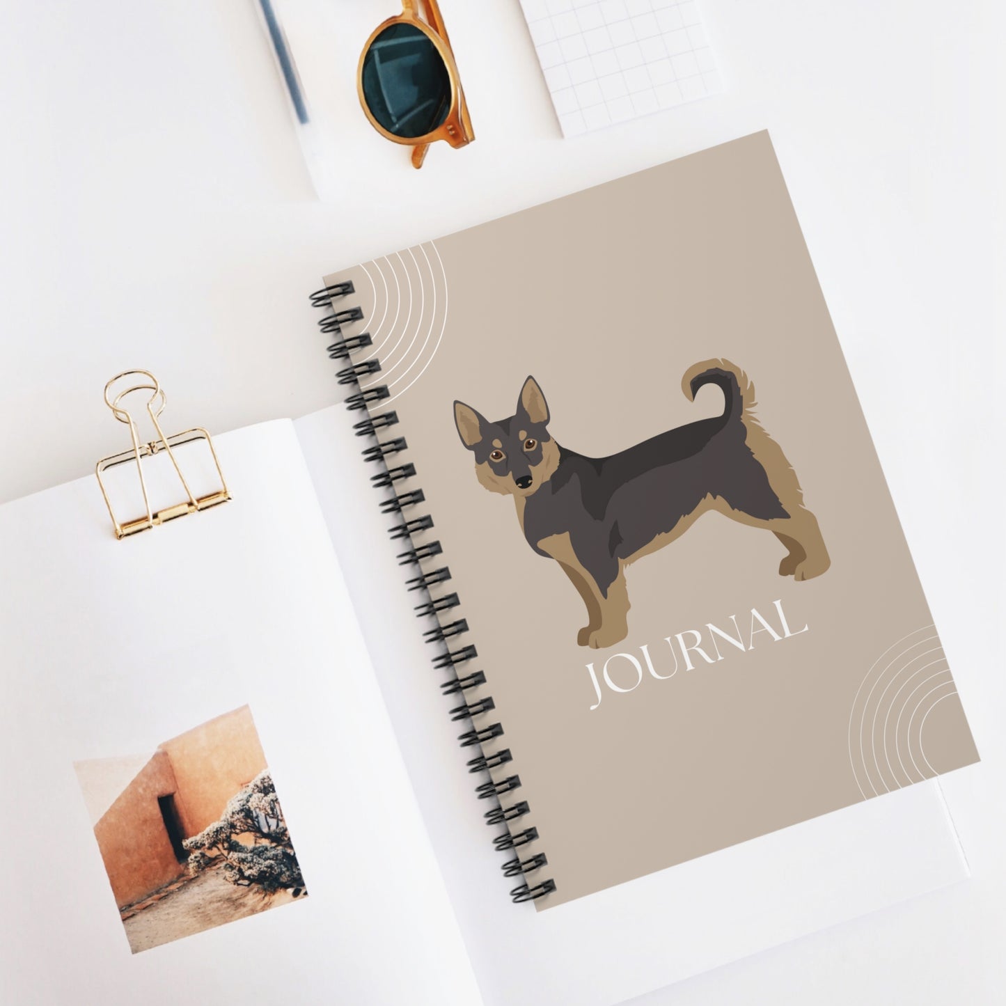 Swedish Vallhund College Ruled Spiral Notebook