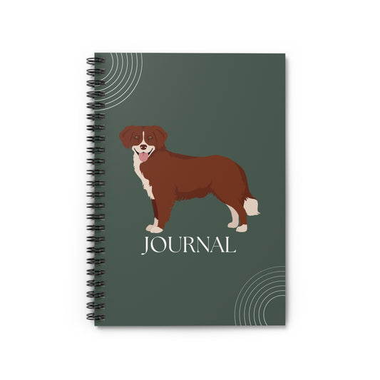 Nova Scotia Duck Tolling Retriever College Ruled Spiral Notebook