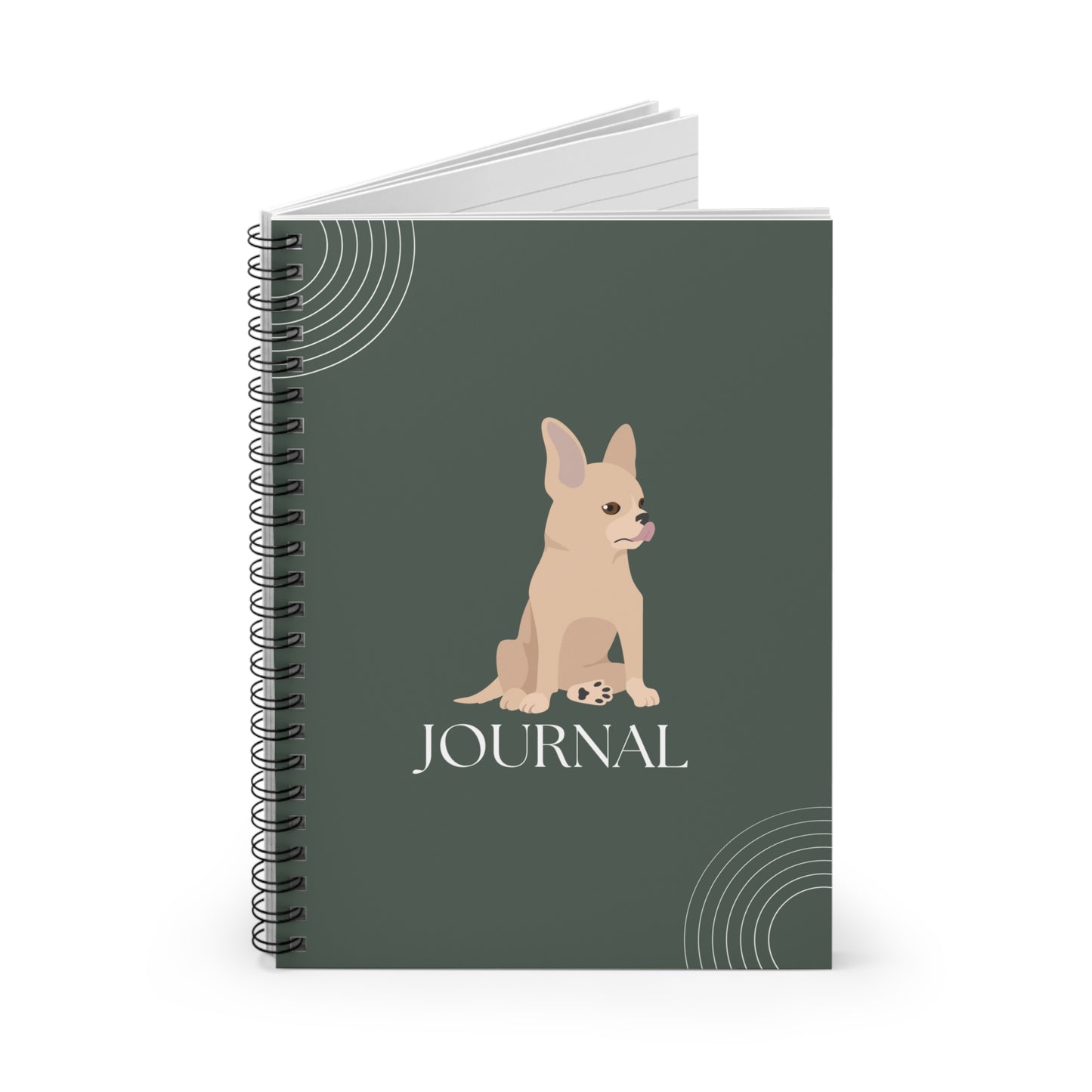 Chihuahua College Ruled Spiral Notebook