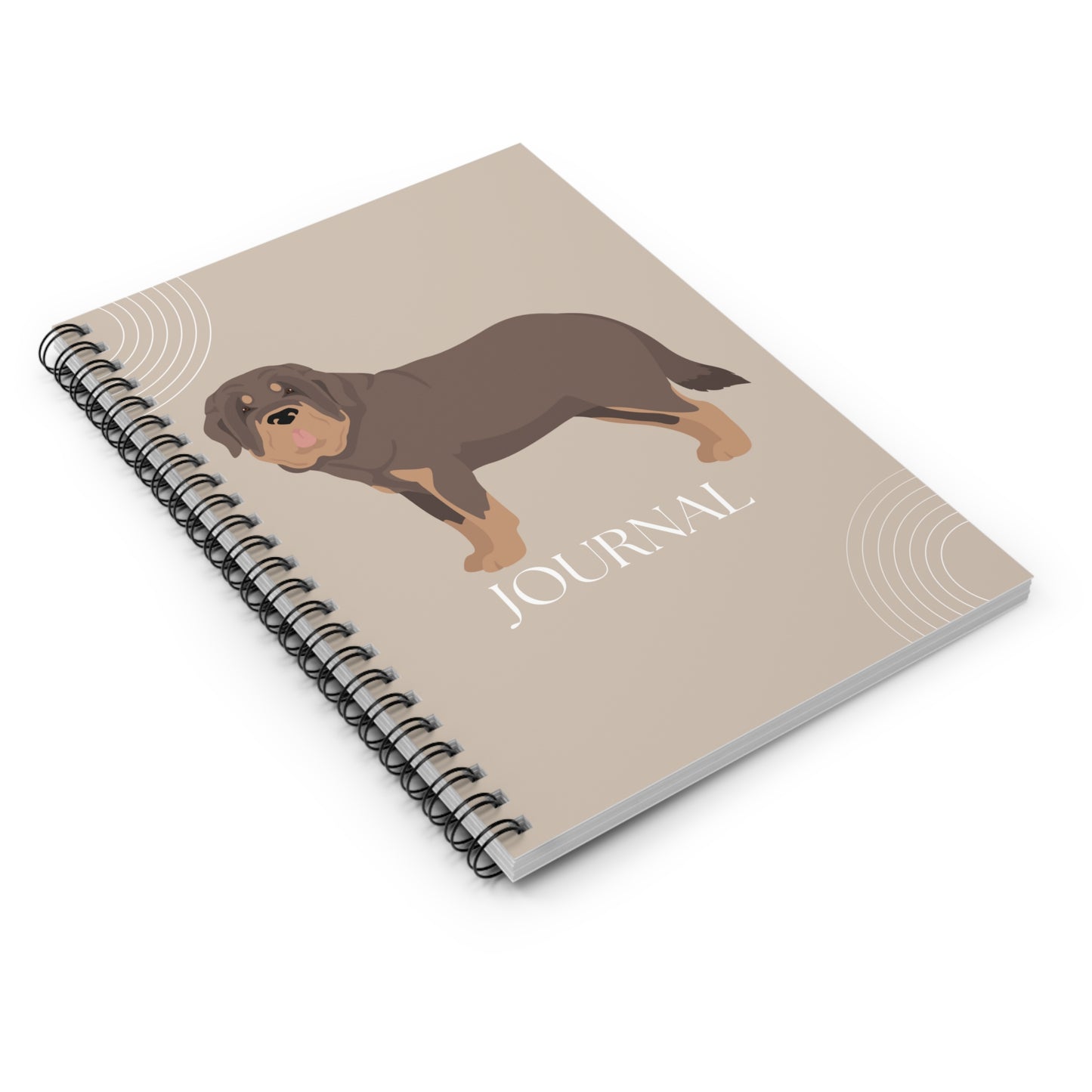 Spanish Mastiff College Ruled Spiral Notebook