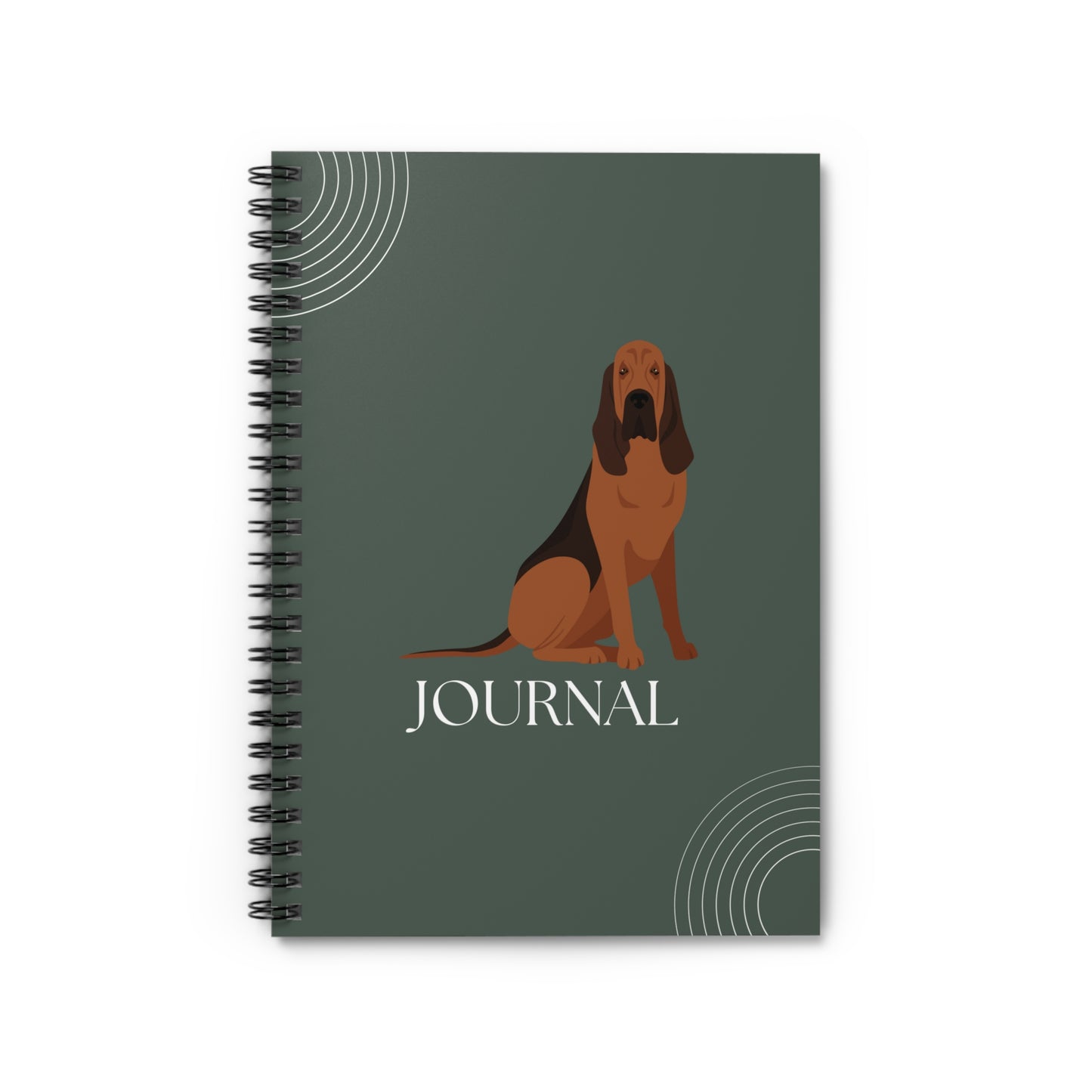 Bloodhound College Ruled Spiral Notebook
