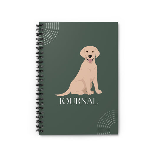 Labrador Retriever College Ruled Spiral Notebook