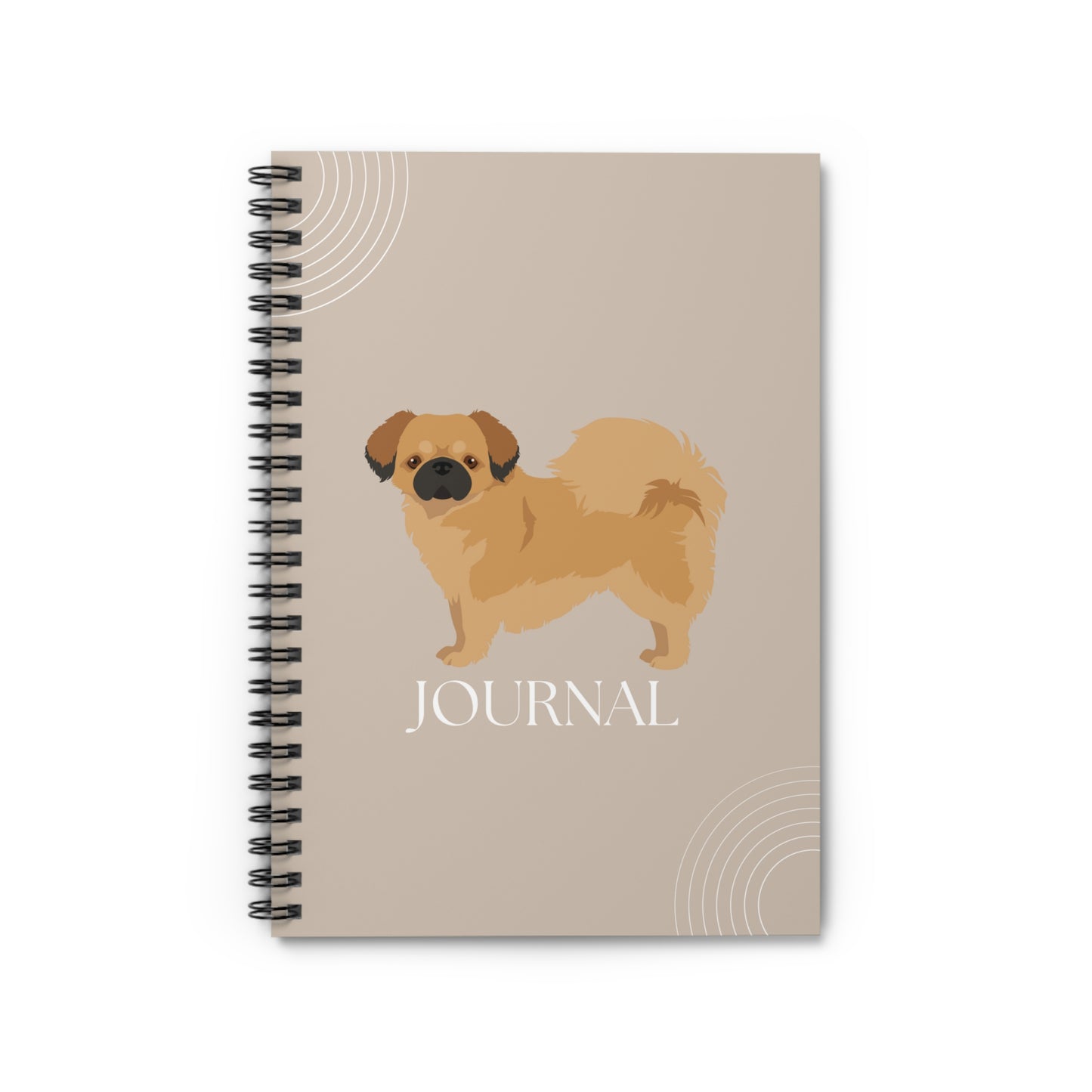 Tibetan Spaniel College Ruled Spiral Notebook