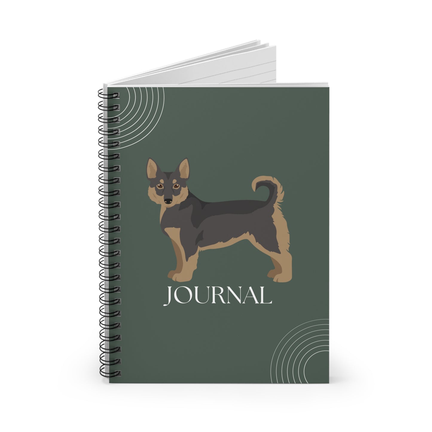 Swedish Vallhund College Ruled Spiral Notebook