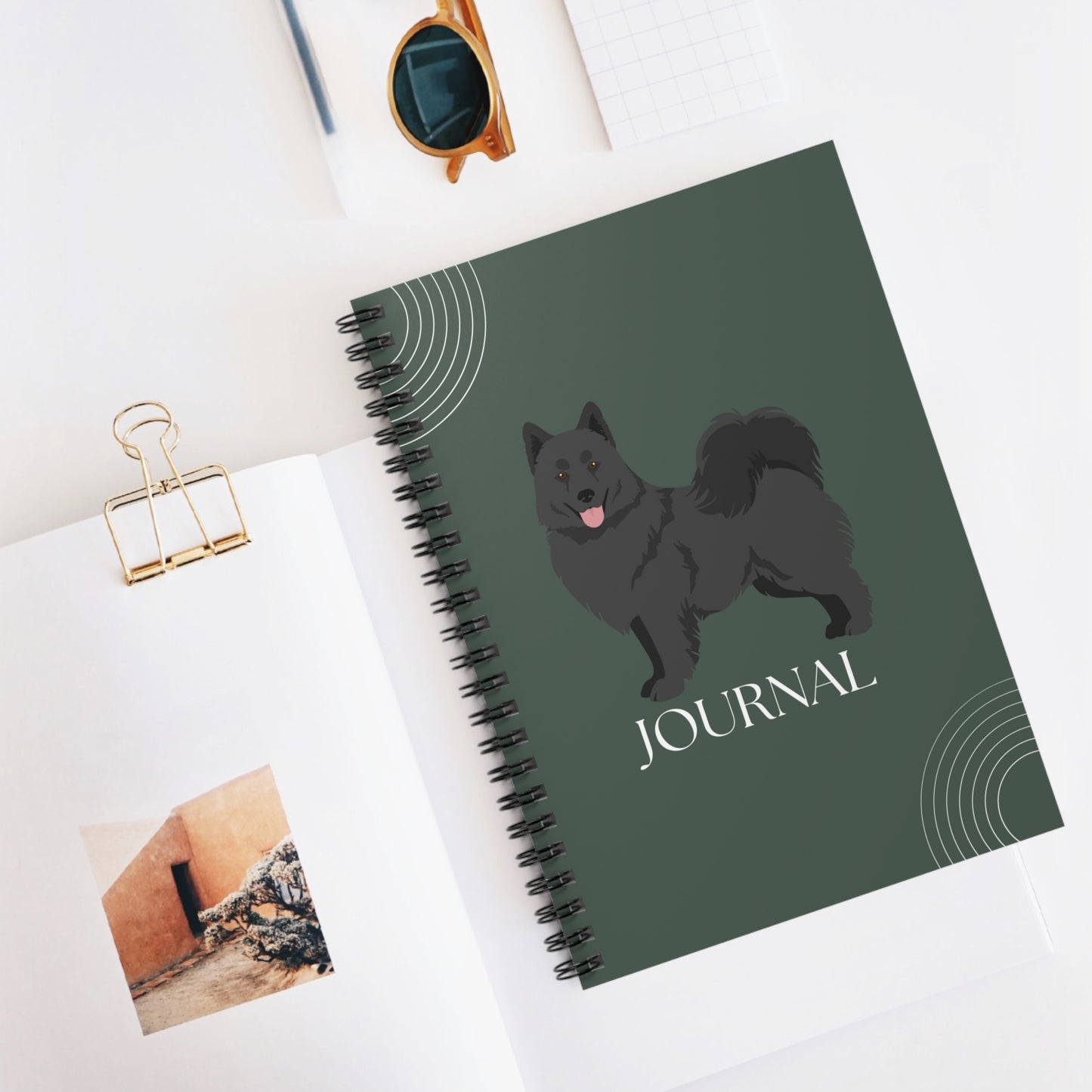 Swedish Lapphund College Ruled Spiral Notebook