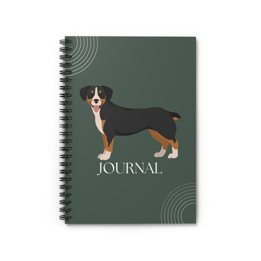 Entlebucher Mountain Dog College Ruled Spiral Notebook