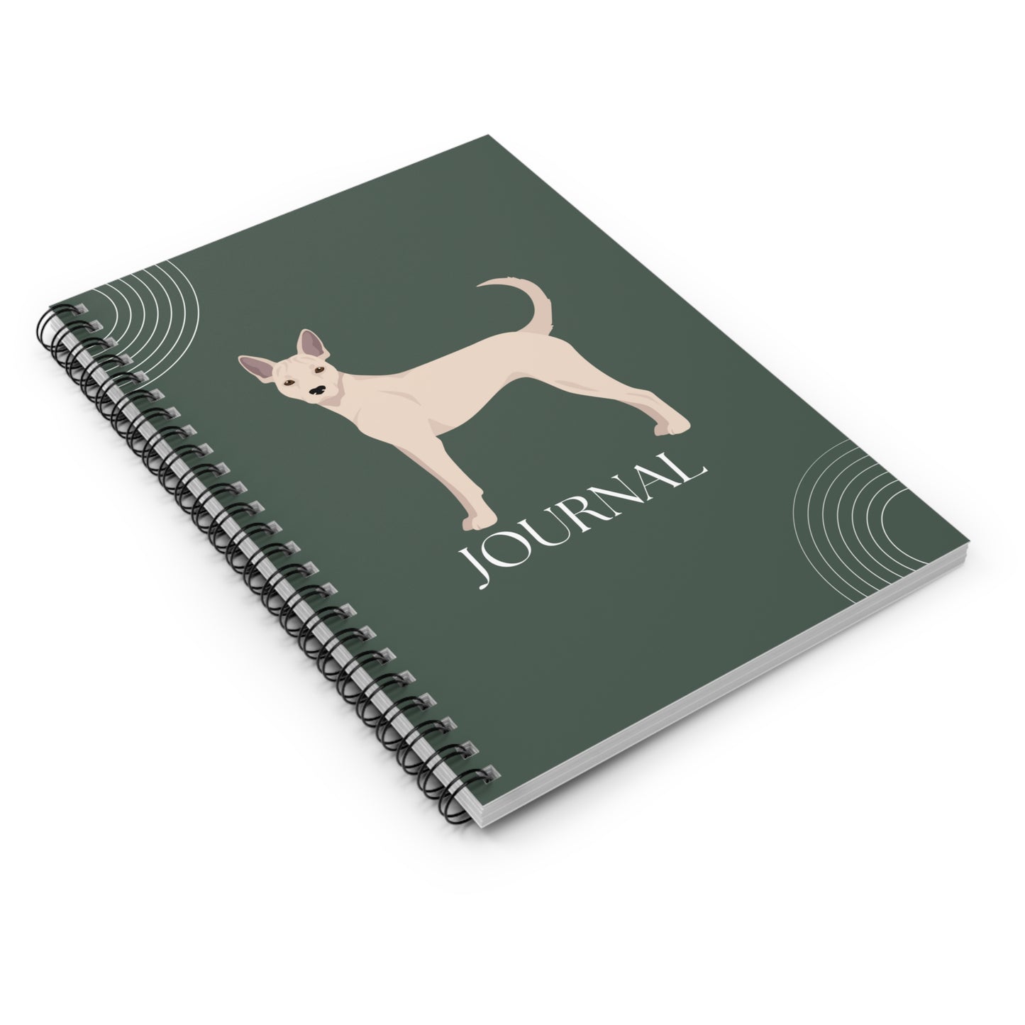 Taiwan Dog College Ruled Spiral Notebook