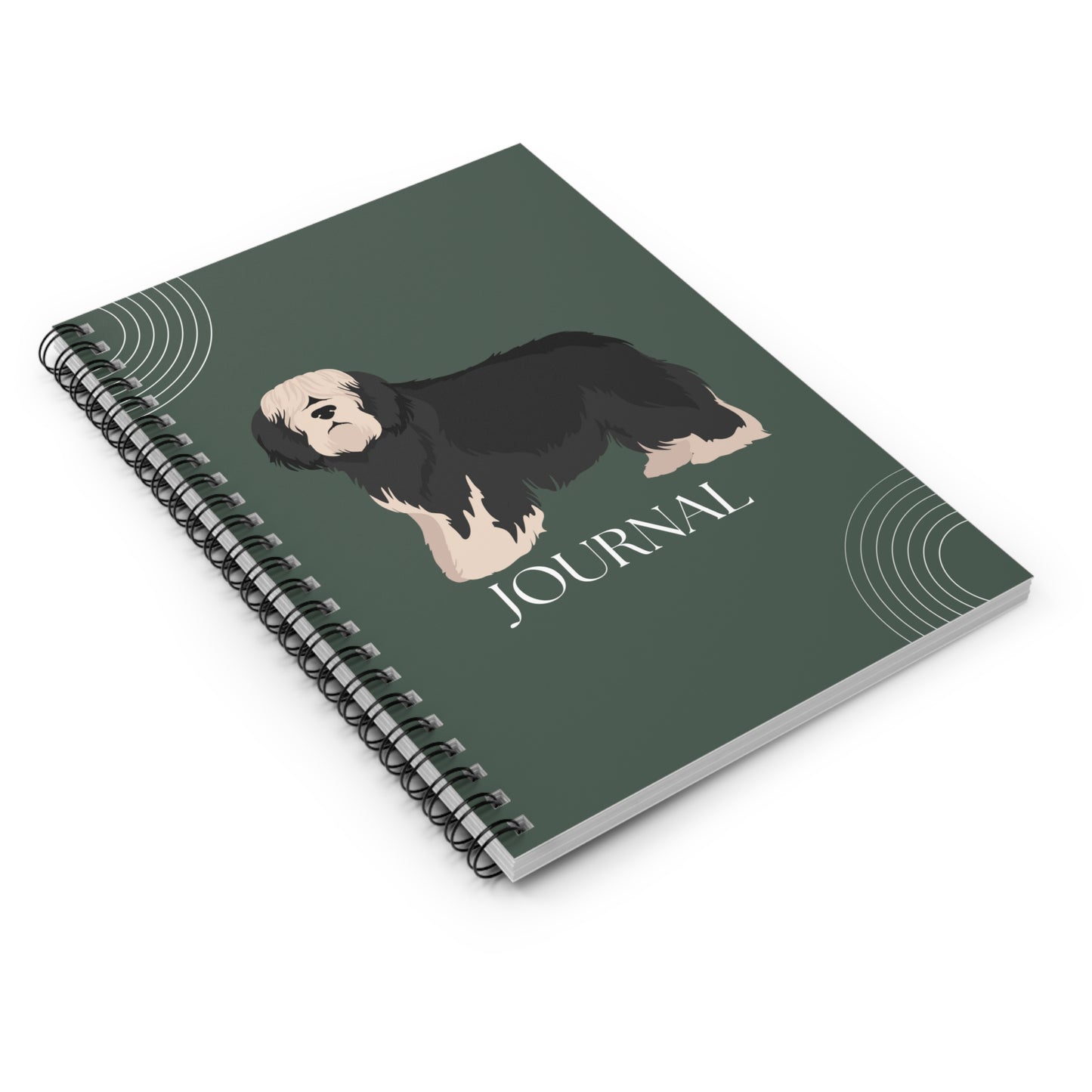 Polish Lowland Sheepdog College Ruled Spiral Notebook