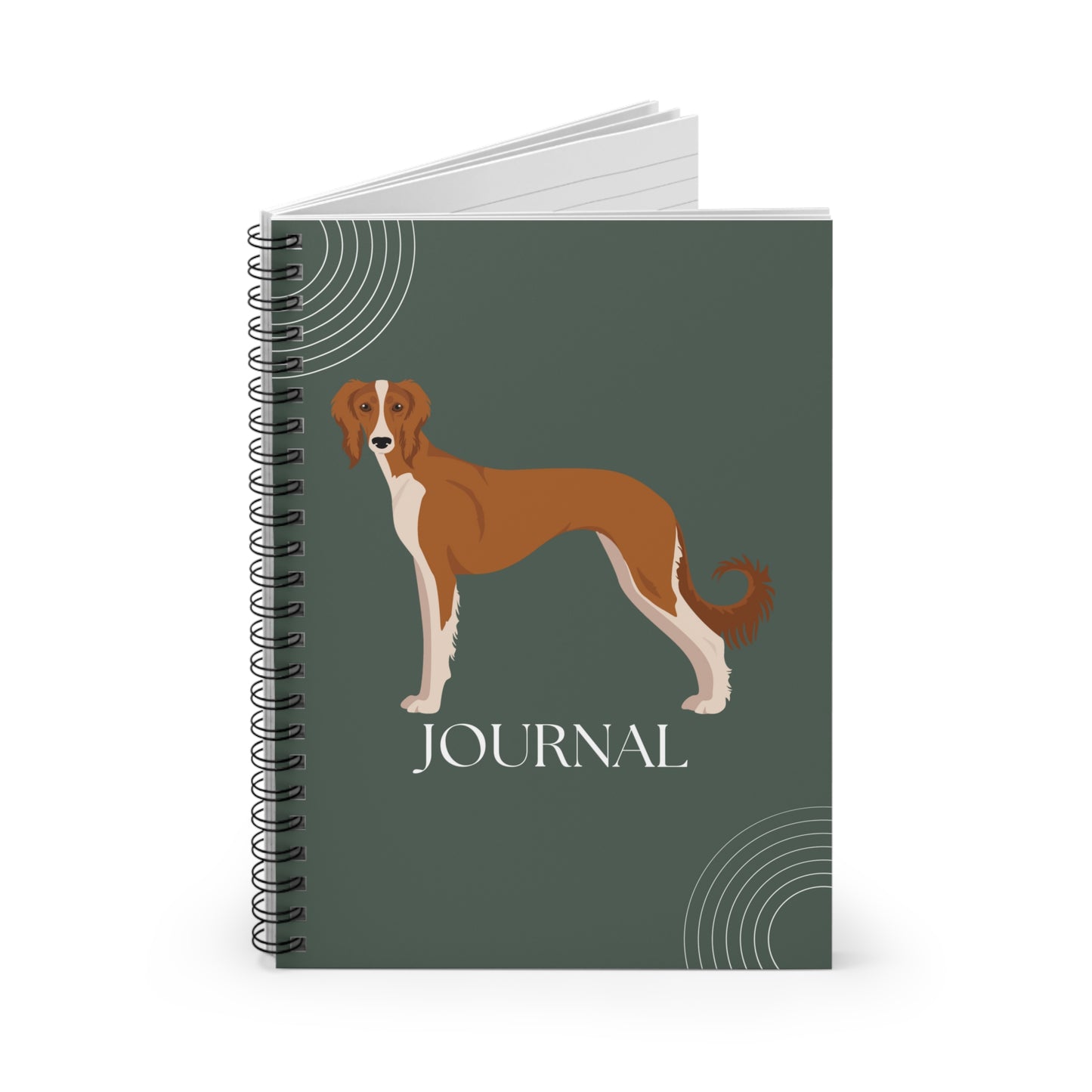 Saluki College Ruled Spiral Notebook