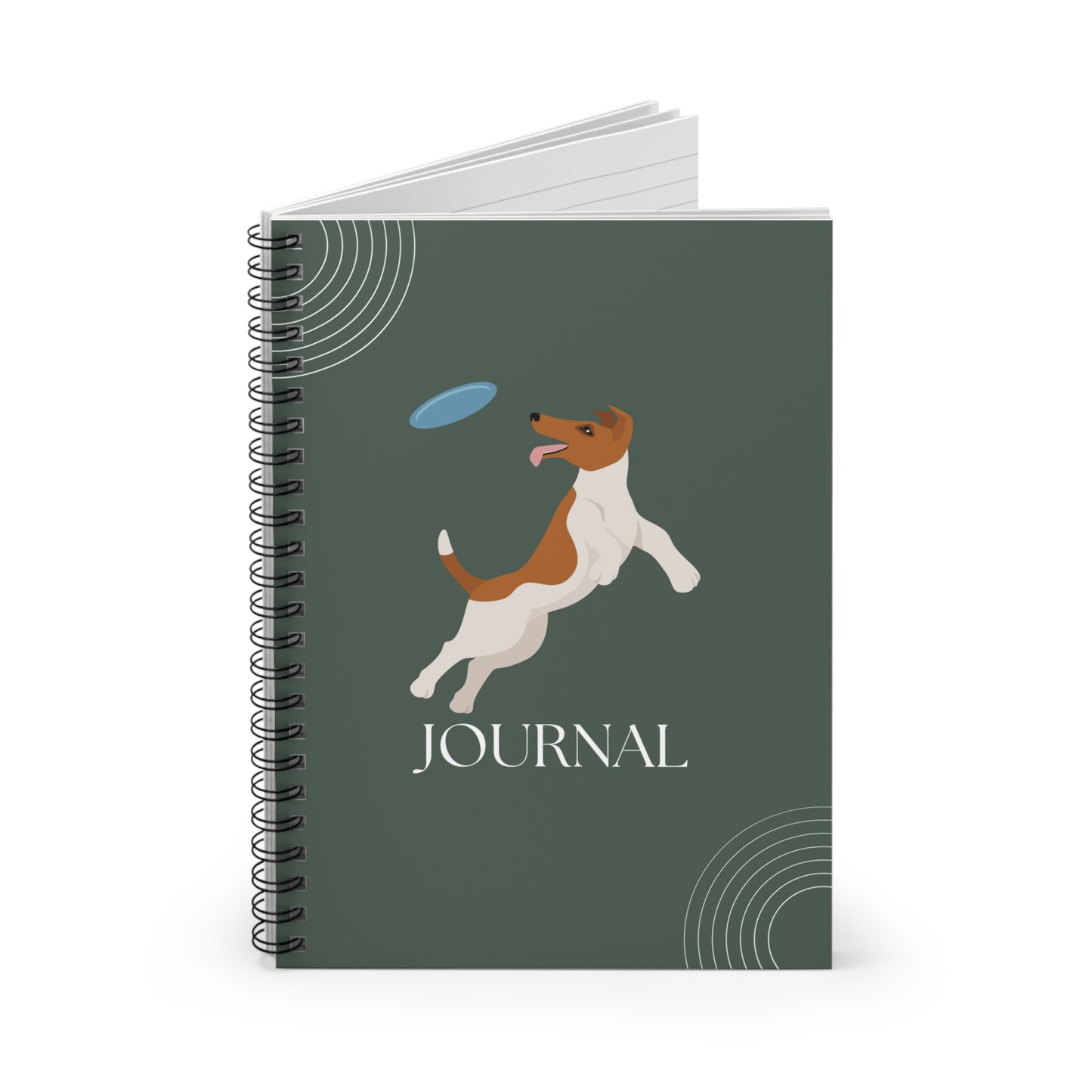 Smooth Fox Terrier College Ruled Spiral Notebook