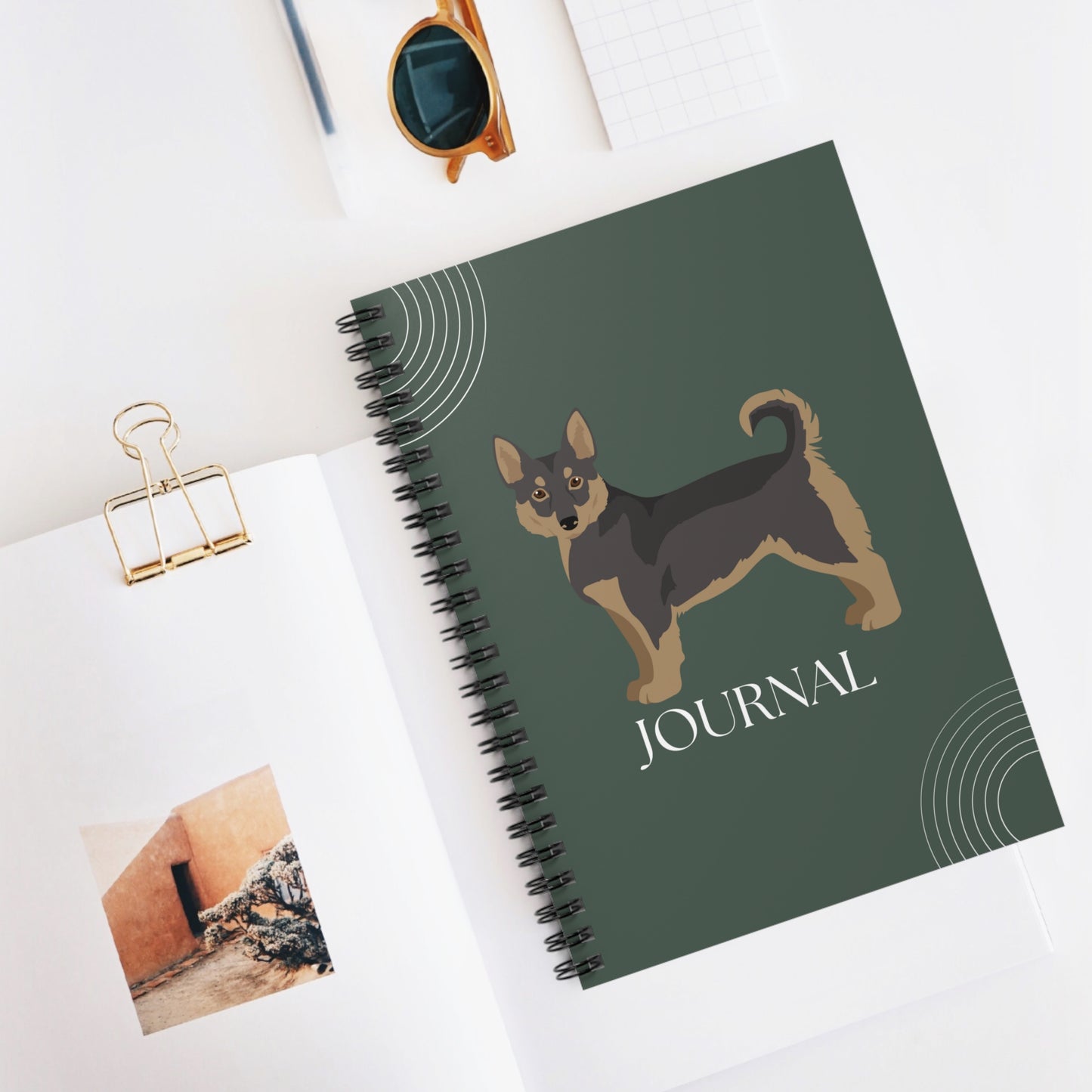 Swedish Vallhund College Ruled Spiral Notebook