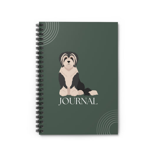 Tibetan Terrier College Ruled Spiral Notebook