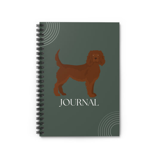 American Water Spaniel College Ruled Spiral Notebook