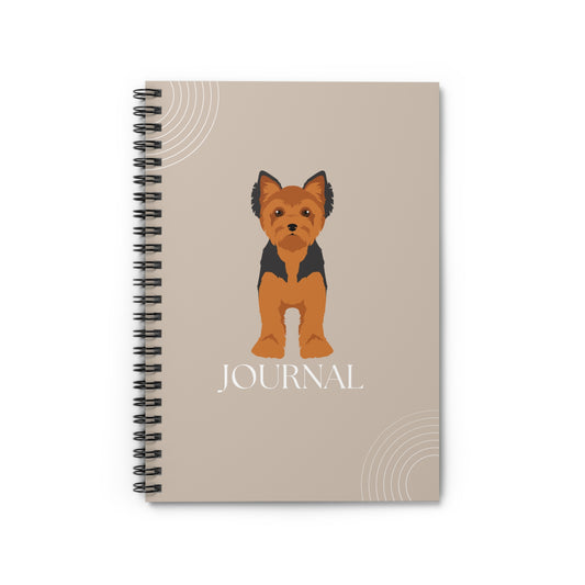 Yorkshire Terrier College Ruled Spiral Notebook