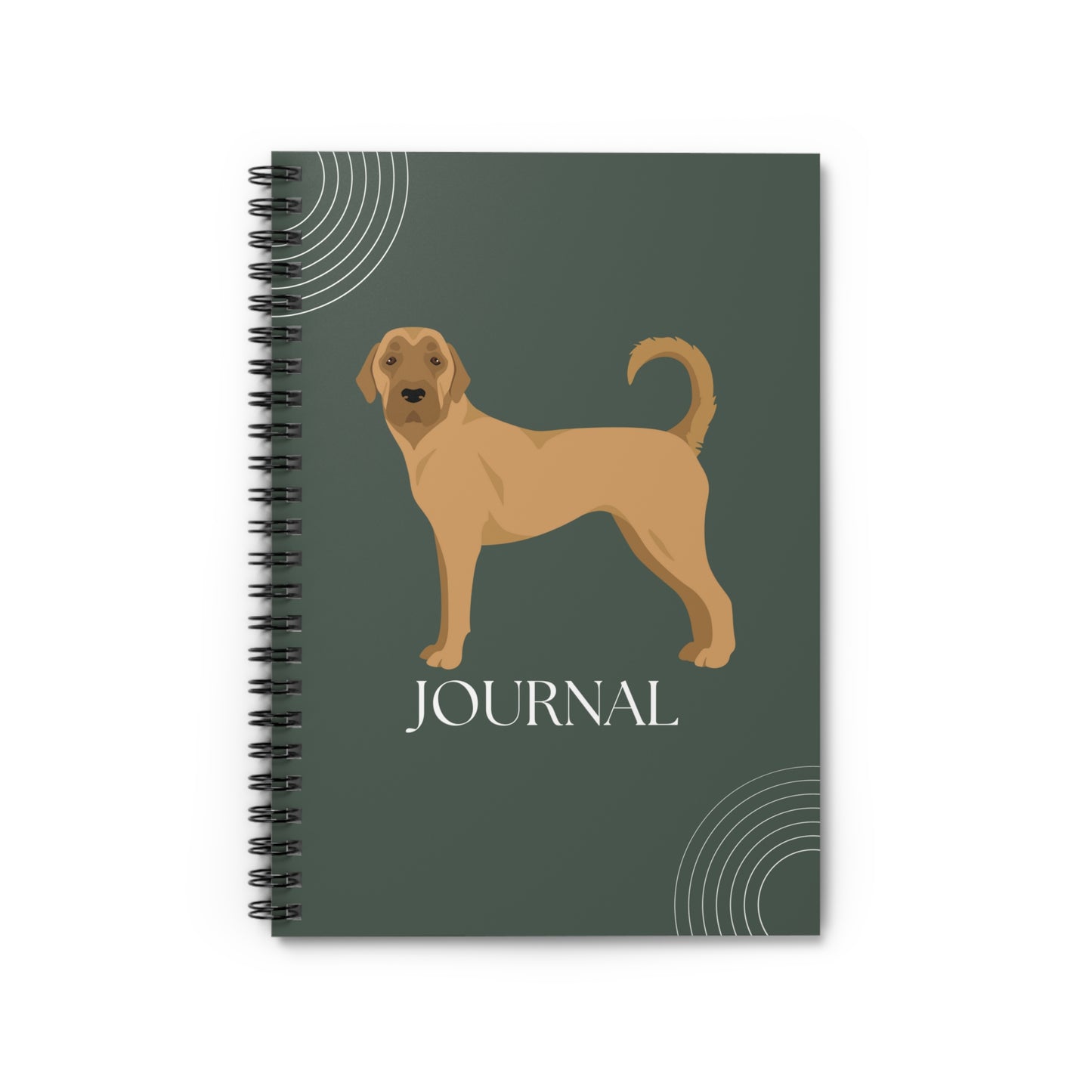 Anatolian Shepherd Dog College Ruled Spiral Notebook