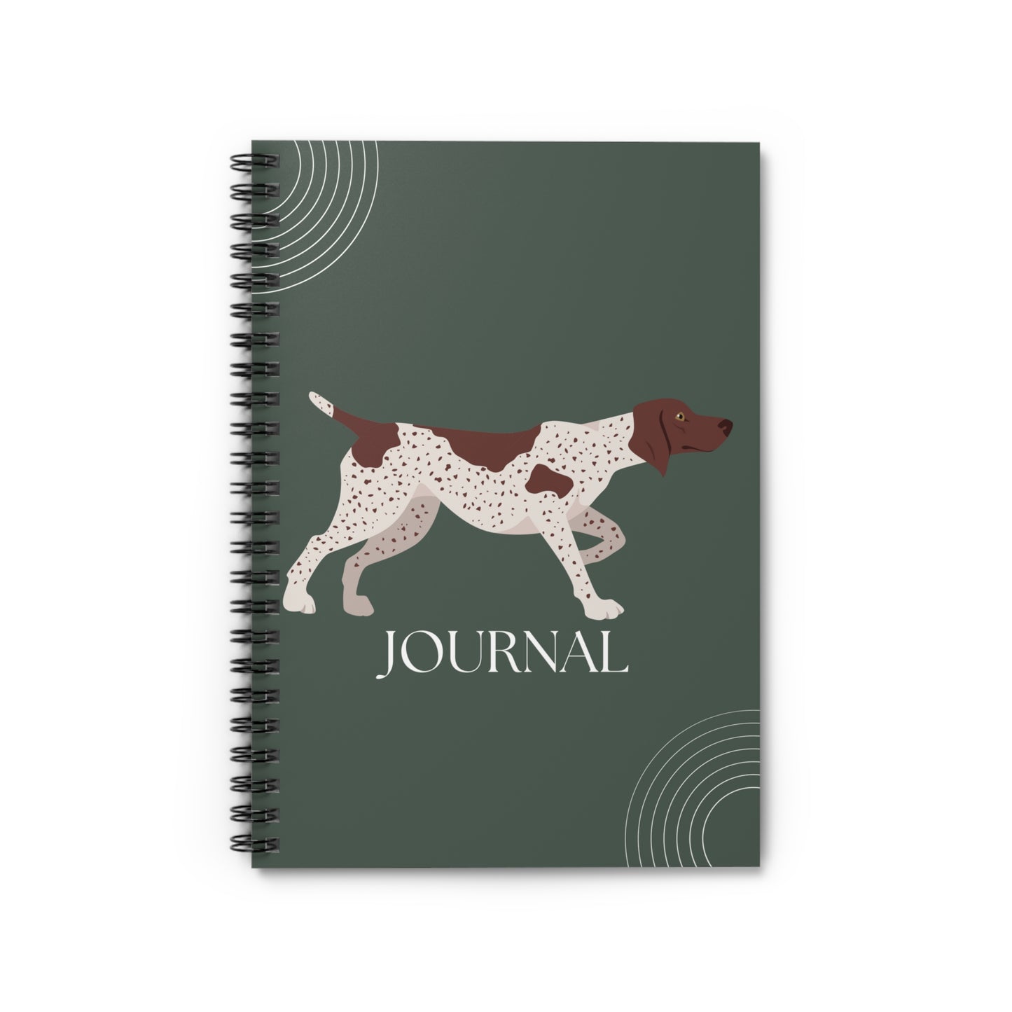 German Shorthaired Pointer College Ruled Spiral Notebook