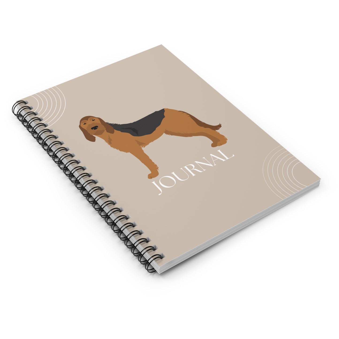 Segugio Italiano College Ruled Spiral Notebook