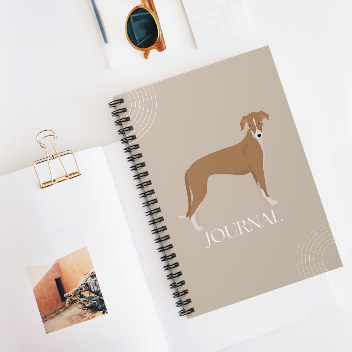Whippet College Ruled Spiral Notebook