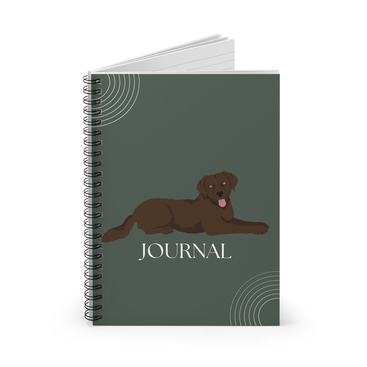 Chesapeake Bay Retriever College Ruled Spiral Notebook