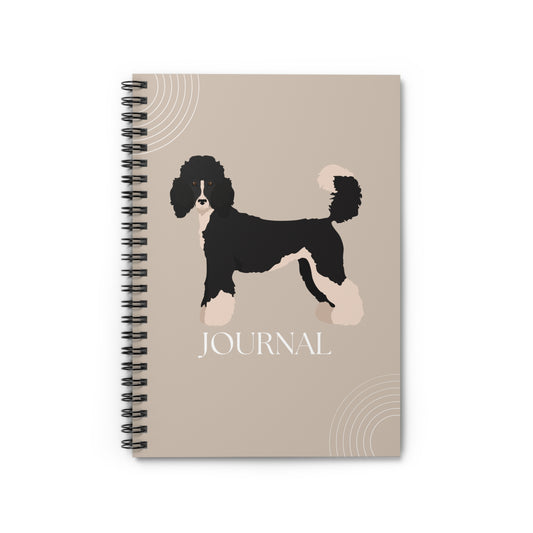 Standard Poodle College Ruled Spiral Notebook