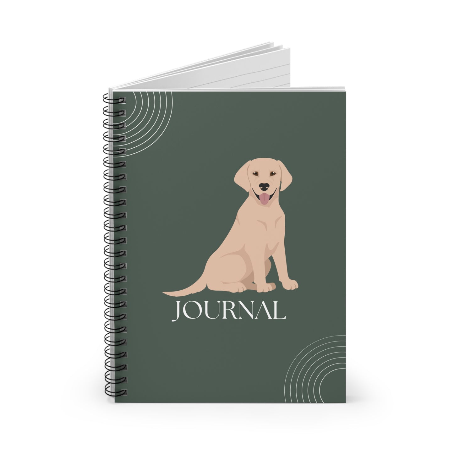 Labrador Retriever College Ruled Spiral Notebook