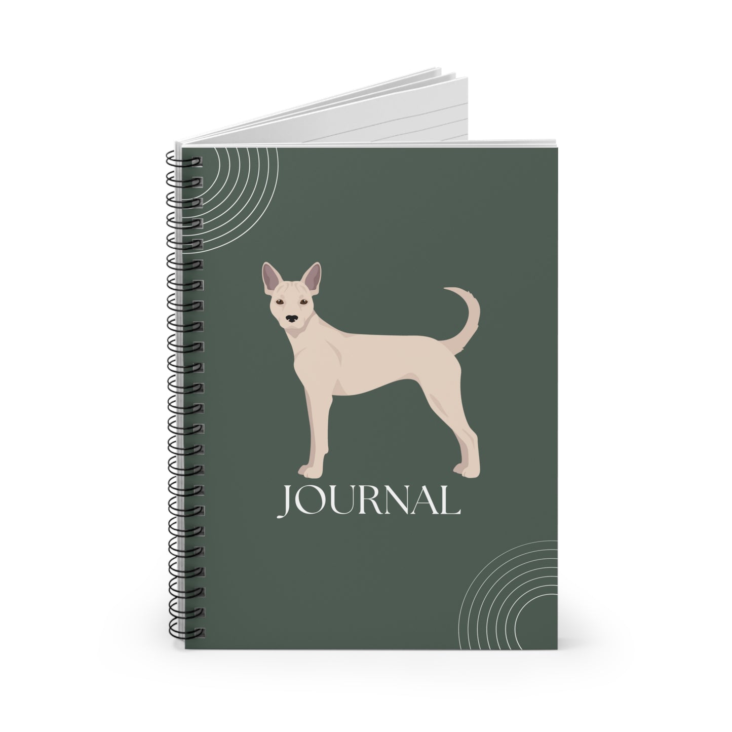 Taiwan Dog College Ruled Spiral Notebook