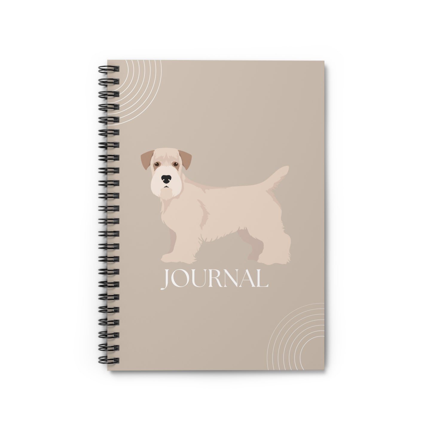 Sealyham Terrier College Ruled Spiral Notebook