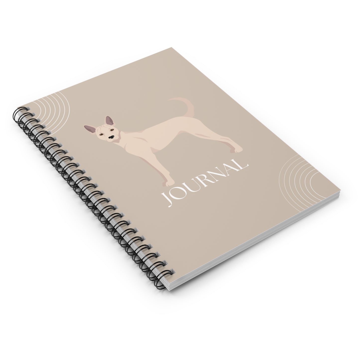 Taiwan Dog College Ruled Spiral Notebook