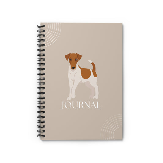 Smooth Fox Terrier College Ruled Spiral Notebook