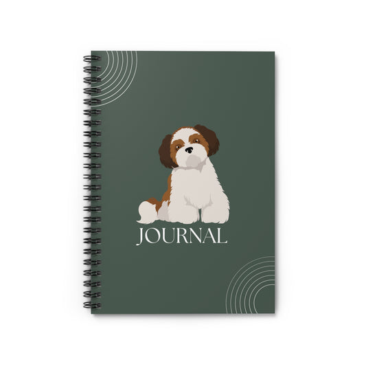 Shih Tzu College Ruled Spiral Notebook