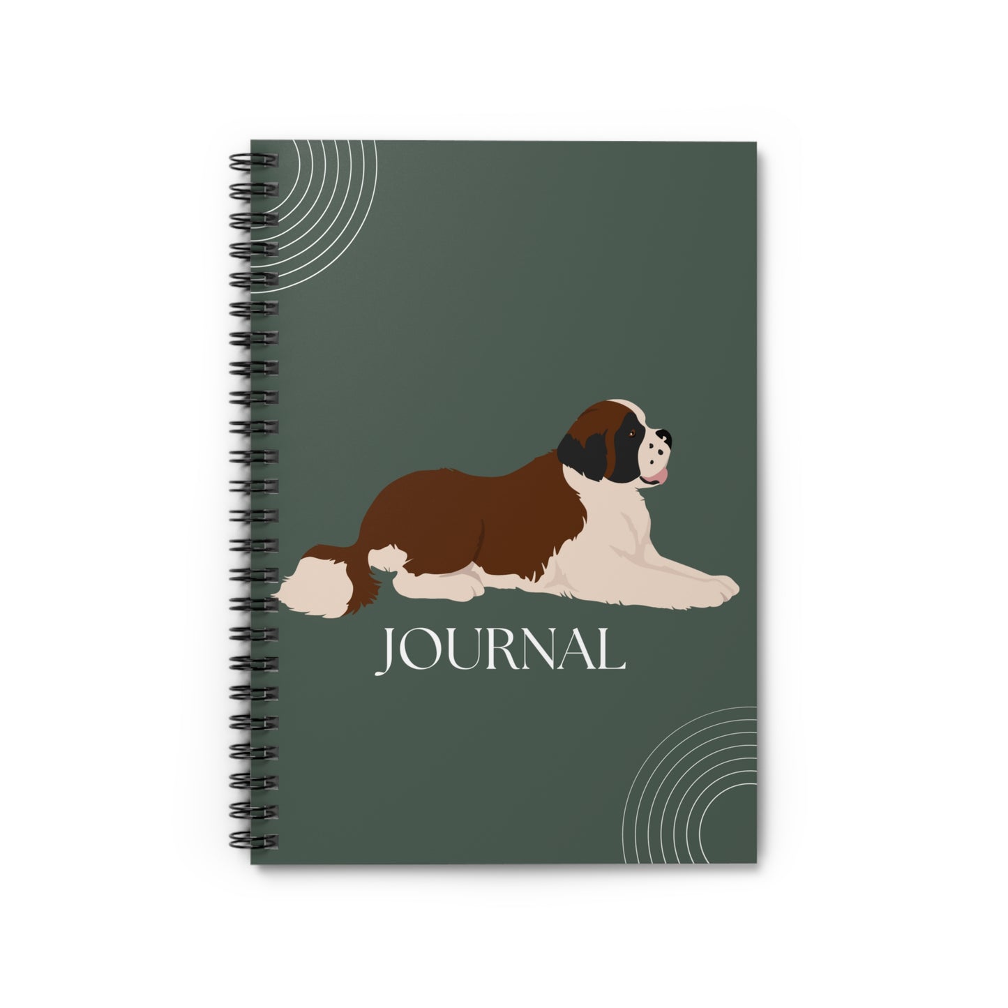 Saint Bernard College Ruled Spiral Notebook