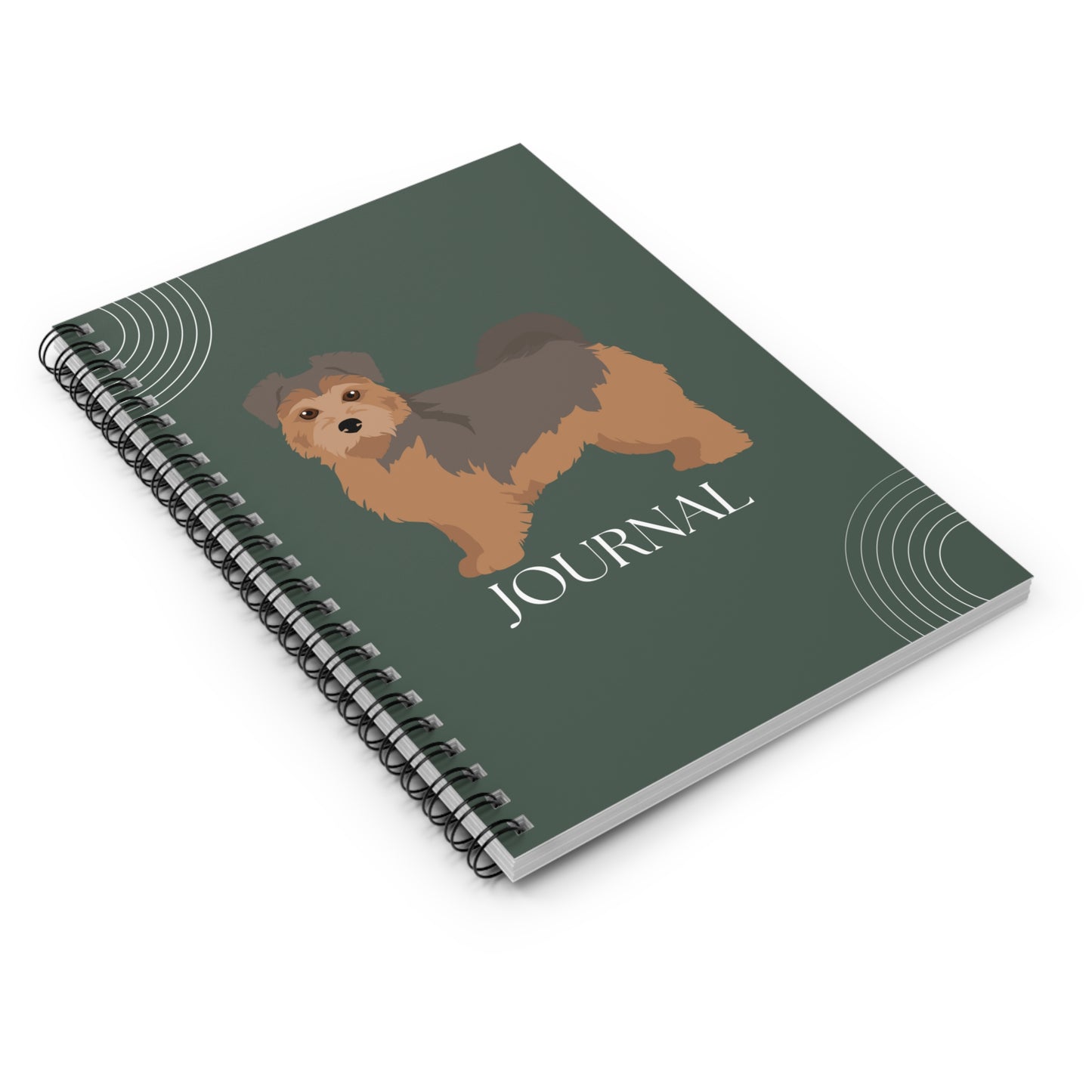 Norfolk Terrier College Ruled Spiral Notebook