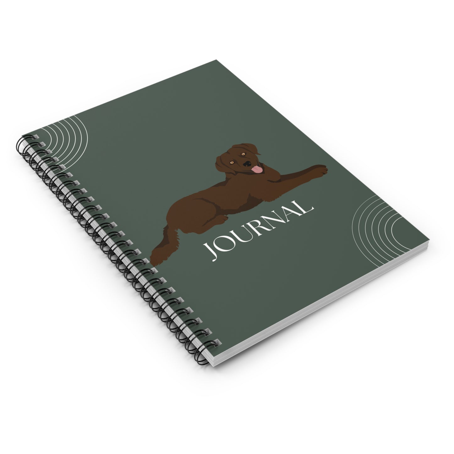 Chesapeake Bay Retriever College Ruled Spiral Notebook