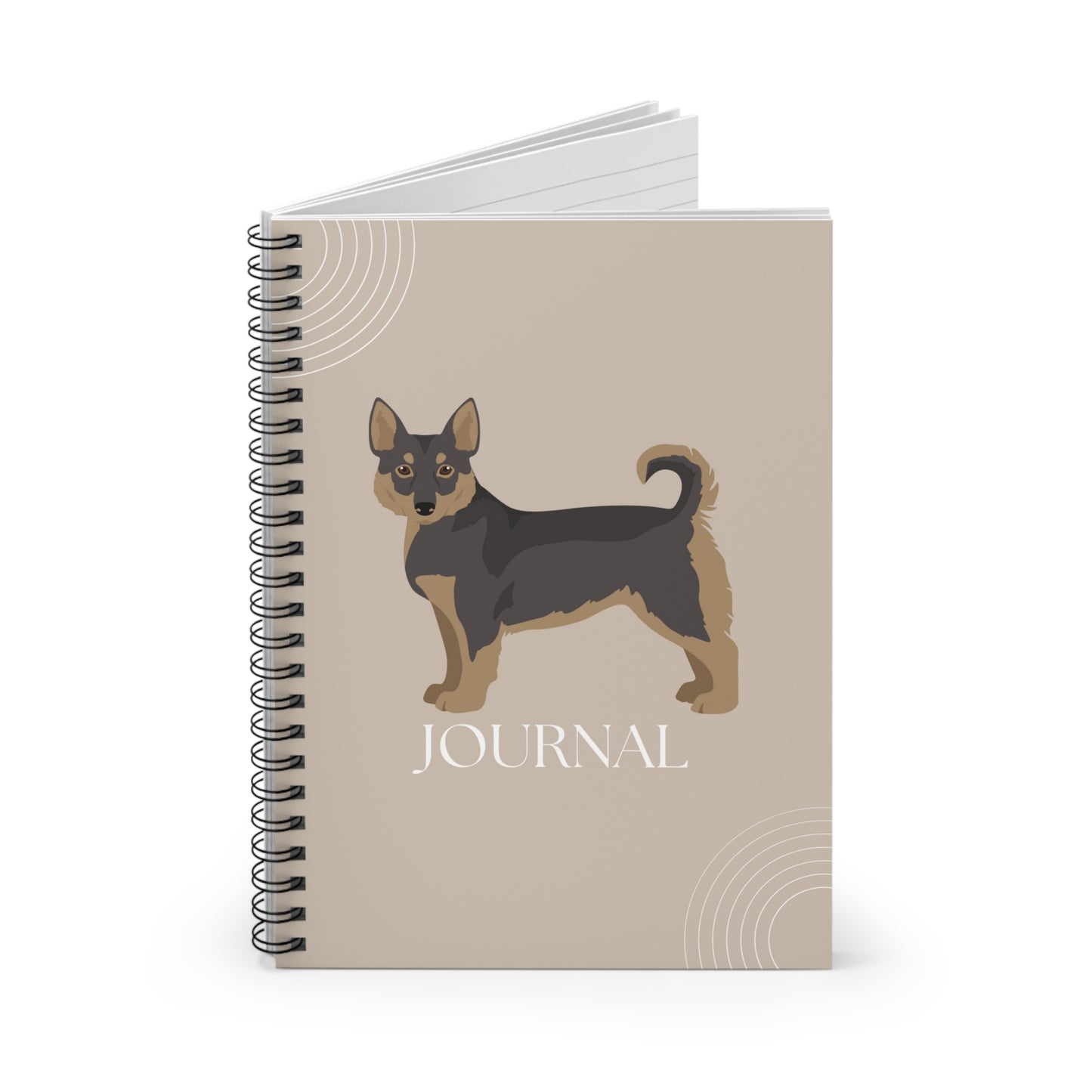 Swedish Vallhund College Ruled Spiral Notebook