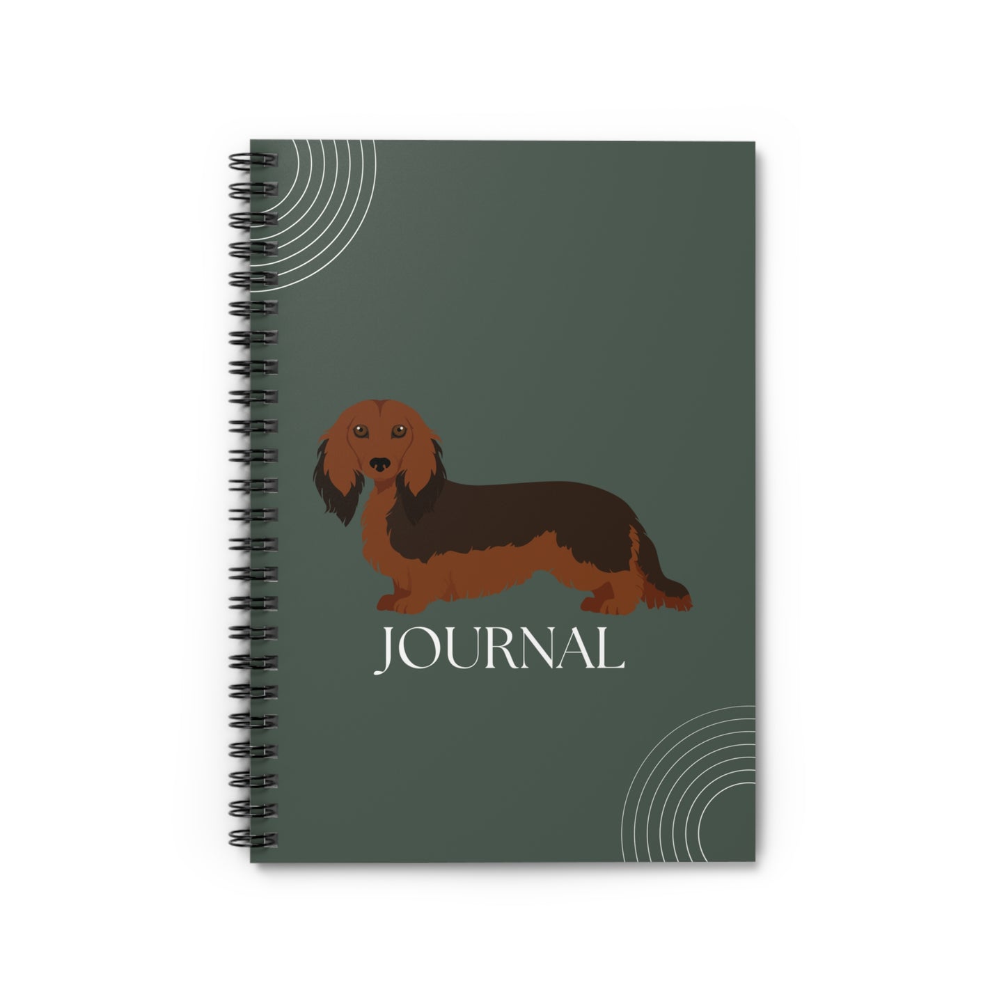 Dachshund College Ruled Spiral Notebook