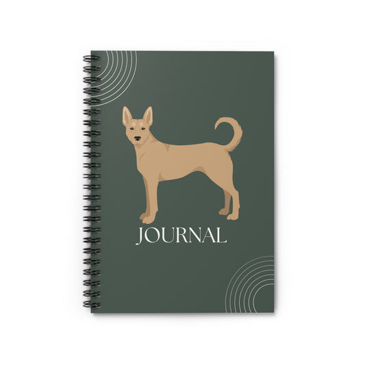 Carolina Dog College Ruled Spiral Notebook