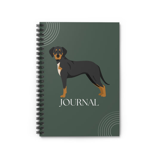 Transylvanian Hound College Ruled Spiral Notebook