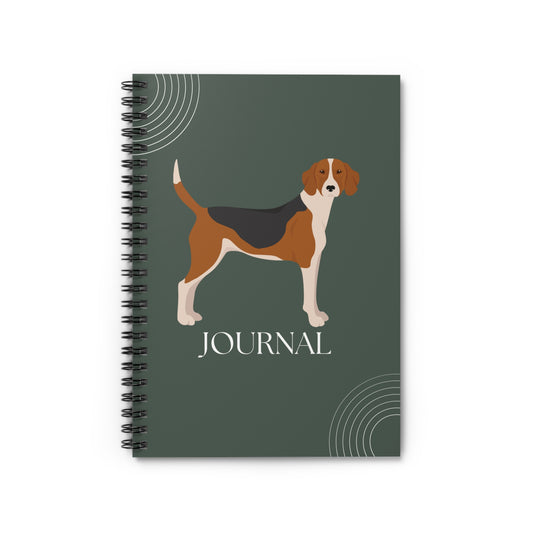 American Foxhound College Ruled Spiral Notebook