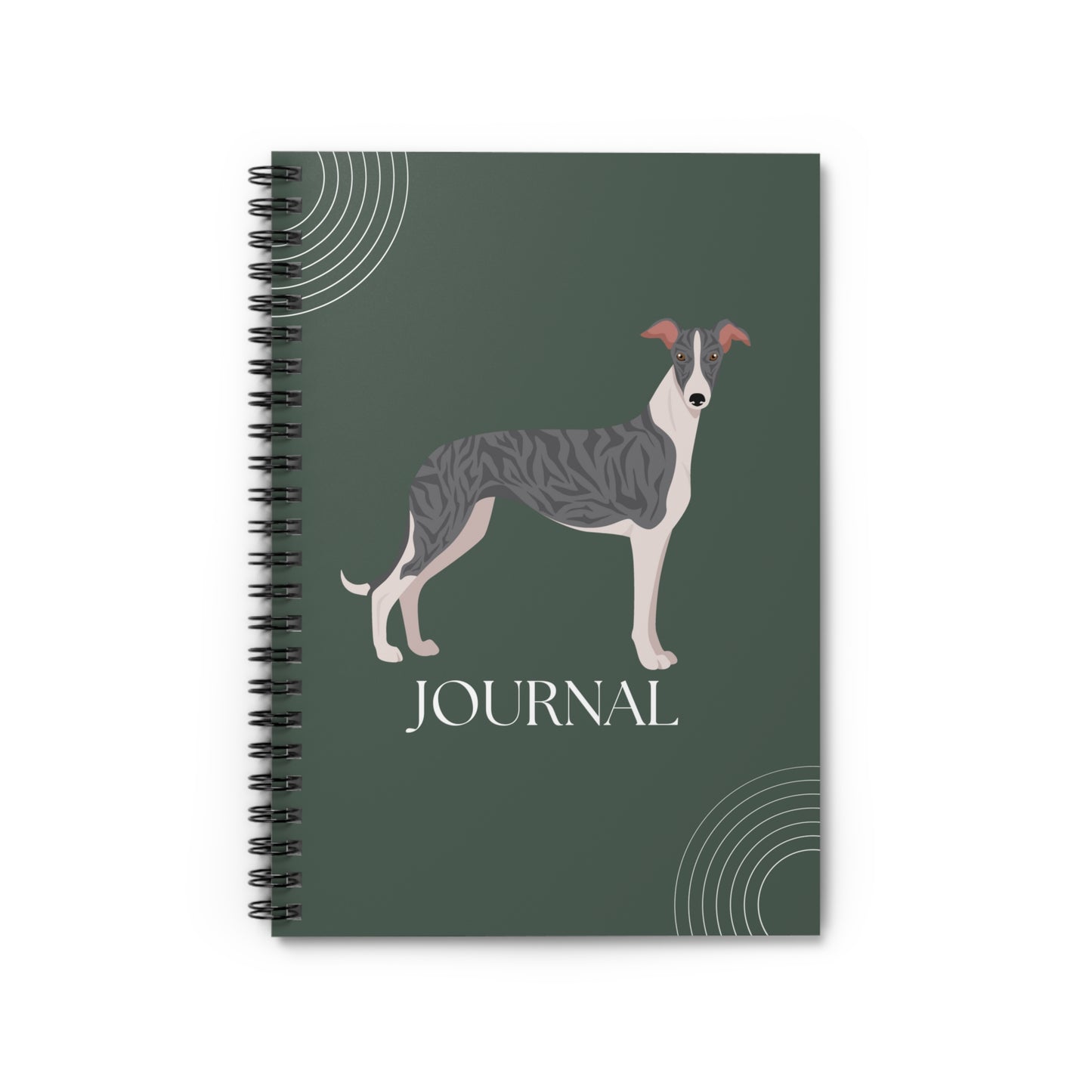 Greyhound College Ruled Spiral Notebook