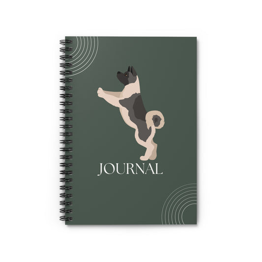 Akita College Ruled Spiral Notebook