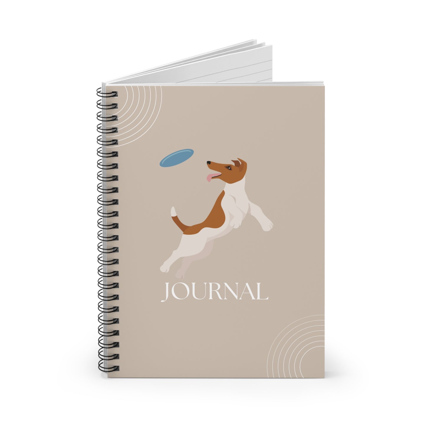 Smooth Fox Terrier College Ruled Spiral Notebook