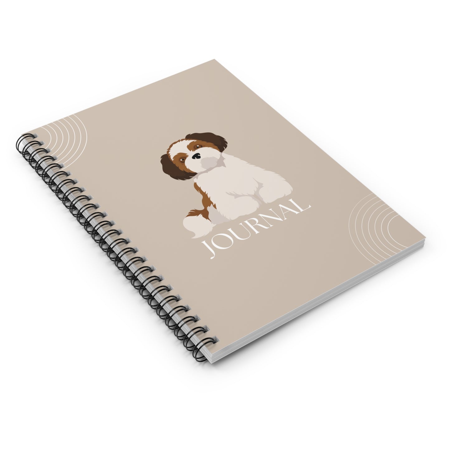 Shih Tzu College Ruled Spiral Notebook