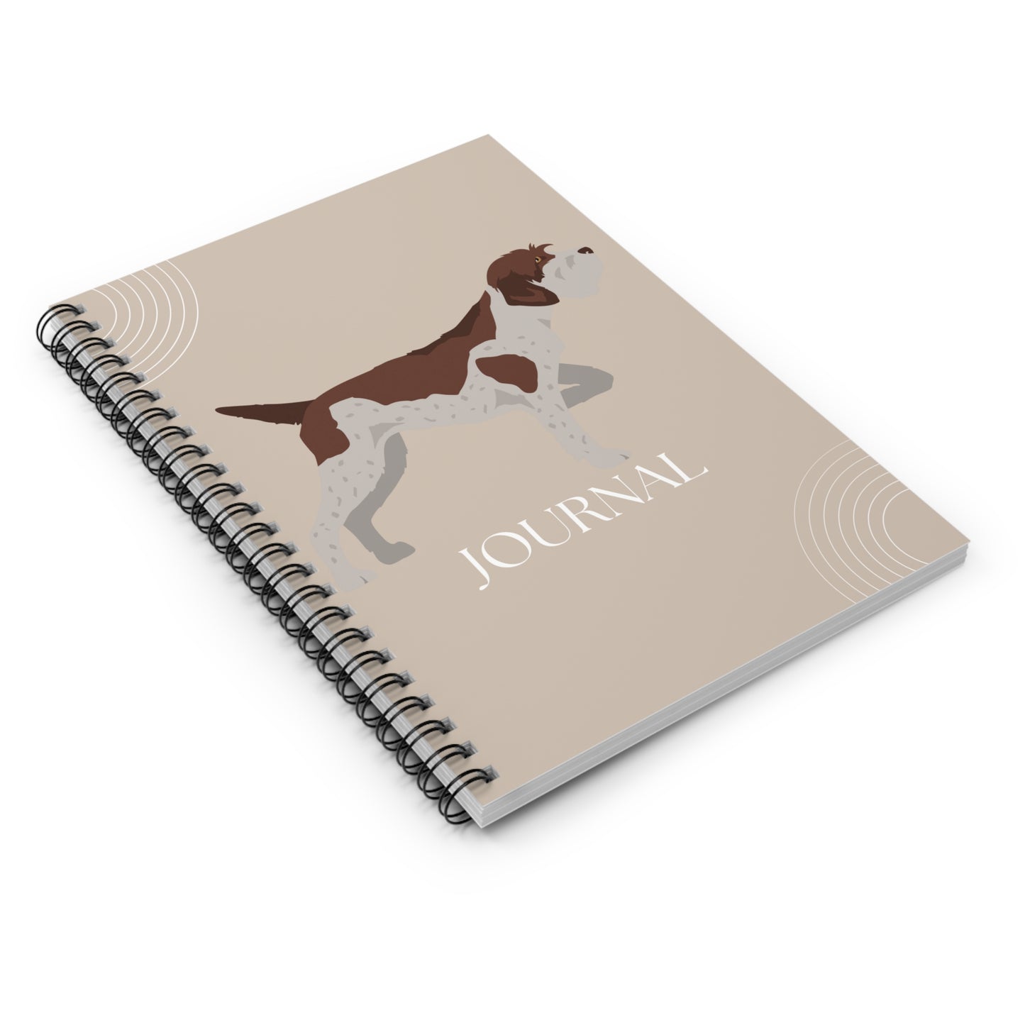 Wirehaired Pointing Griffon College Ruled Spiral Notebook
