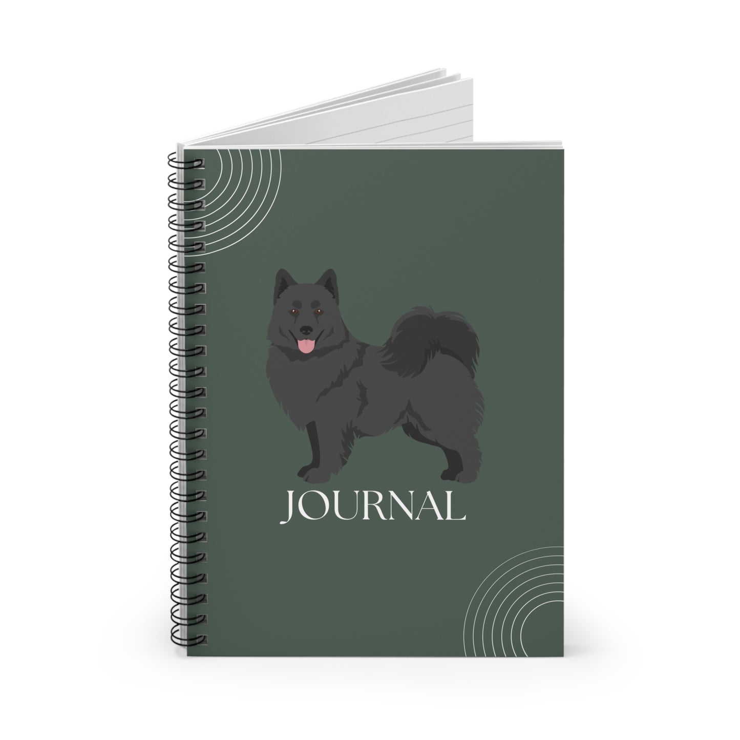 Swedish Lapphund College Ruled Spiral Notebook