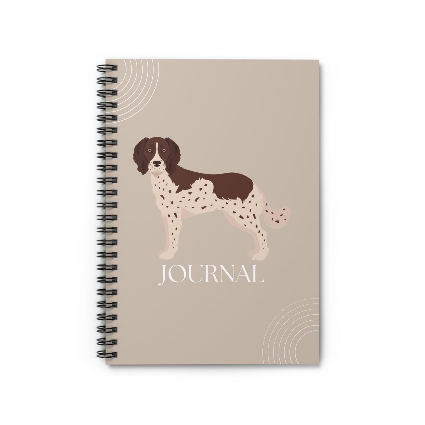 Small Munsterlander College Ruled Spiral Notebook