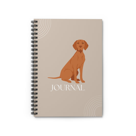 Vizsla College Ruled Spiral Notebook