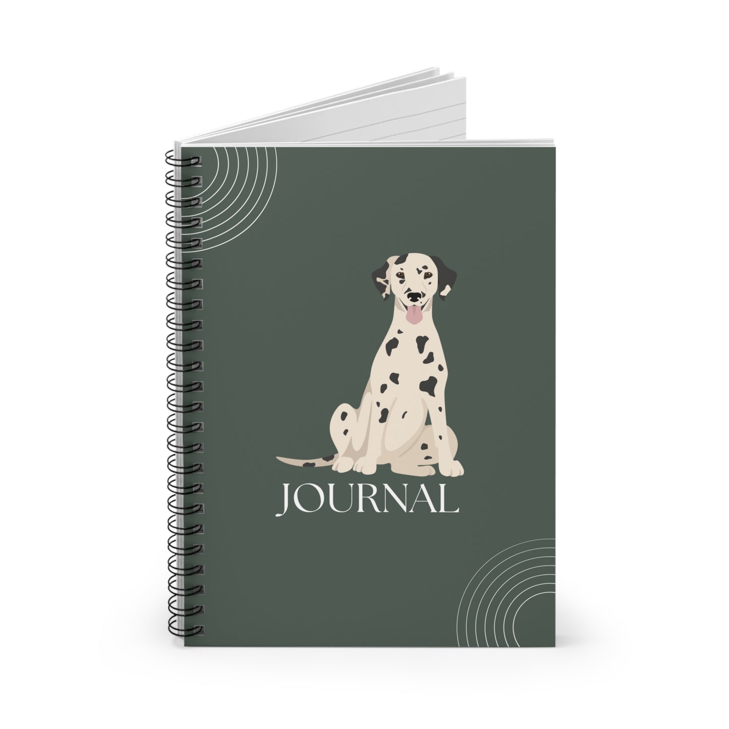 Dalmatian College Ruled Spiral Notebook