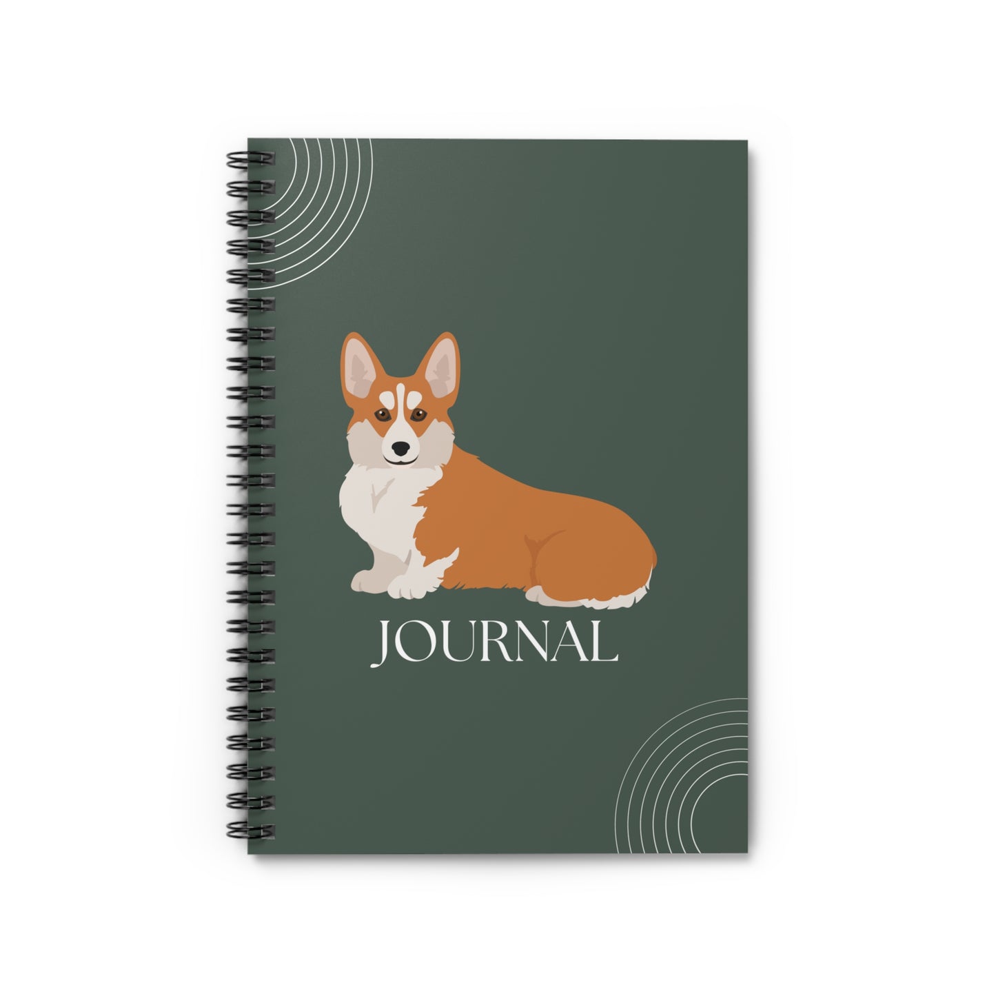 Pembroke Welsh Corgi College Ruled Spiral Notebook